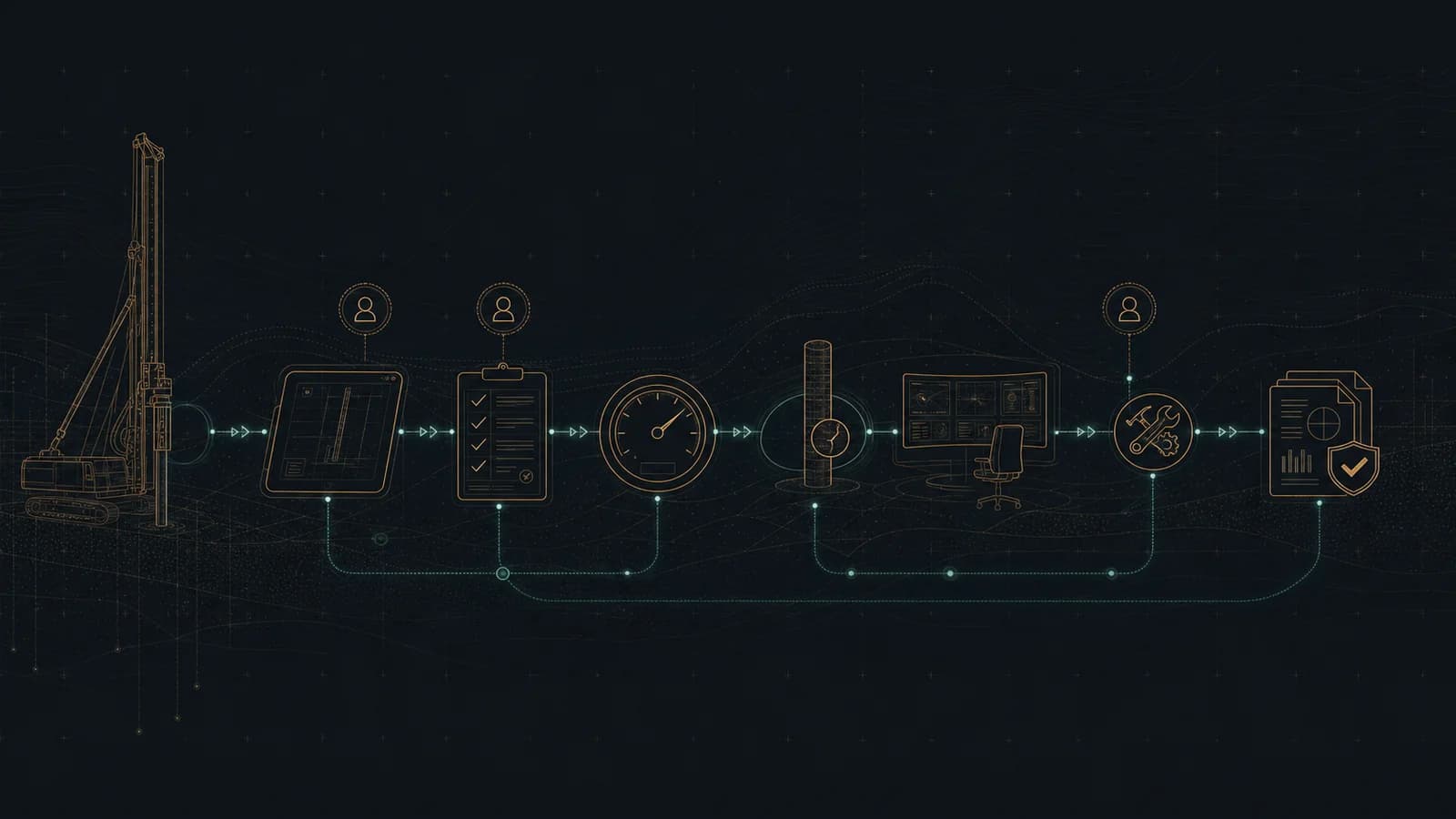 Цифровой контур PilingTrack от оператора и дефекта до диспетчера, ремонта и отчёта